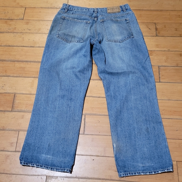 Vintage Steve & Barry's Denim Lightly Distressed Jeans Men's 33" x 30" - Picture 2 of 3